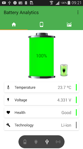 Battery Analytics - Image screenshot of android app