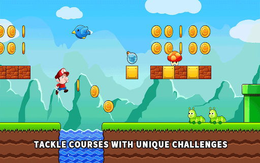 Super Bino Adventure — Jungle world - Image screenshot of android app