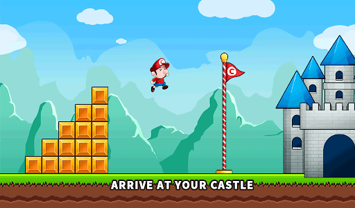 Super Bino Adventure — Jungle world - Image screenshot of android app