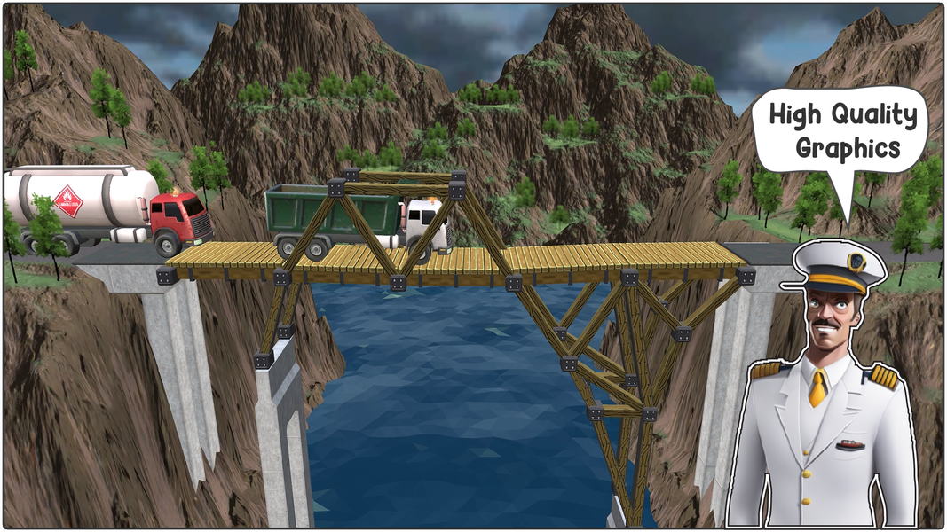 Master Bridge Constructor - Gameplay image of android game