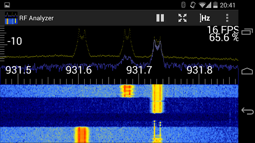 RF Analyzer - عکس برنامه موبایلی اندروید