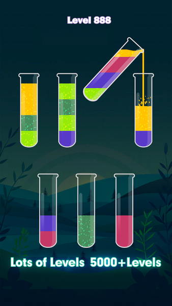 Color Water Sort - Puzzle Game - Gameplay image of android game