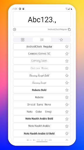 Font Preview - Image screenshot of android app