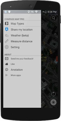 Compass Coordinate - عکس برنامه موبایلی اندروید