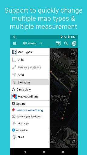 Measure  Map - Image screenshot of android app