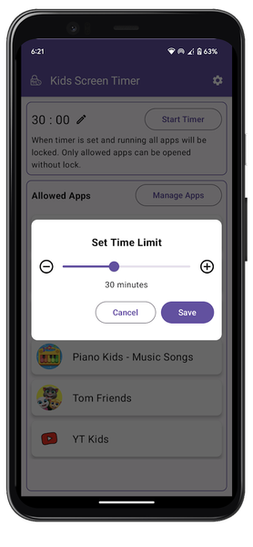 Kids Screen Timer - Image screenshot of android app