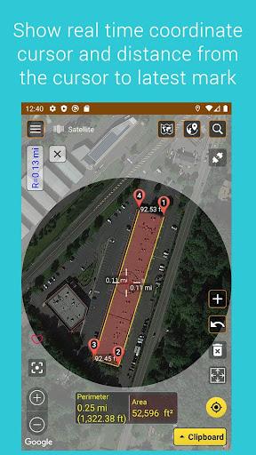 Measure map - عکس برنامه موبایلی اندروید
