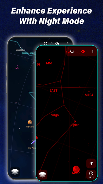 Night Sky Map: Sky Map View - عکس برنامه موبایلی اندروید