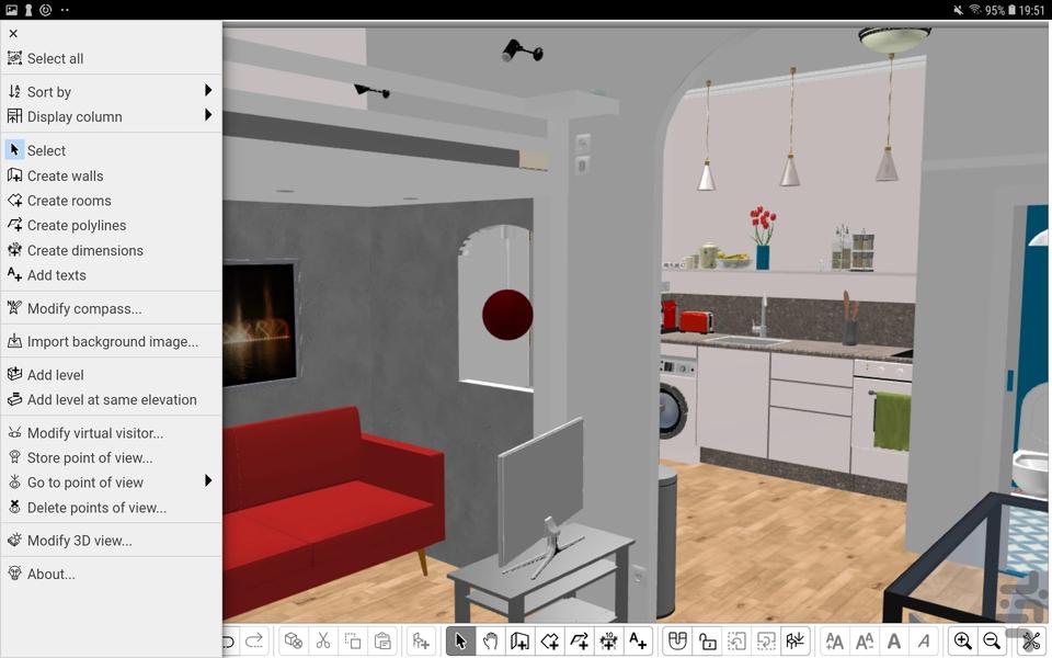 نقشه کشی ۳بعدی - عکس برنامه موبایلی اندروید