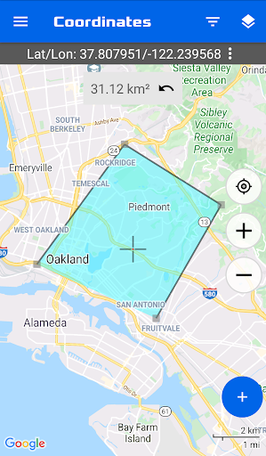 GPS Coordinates Locator Map - Image screenshot of android app
