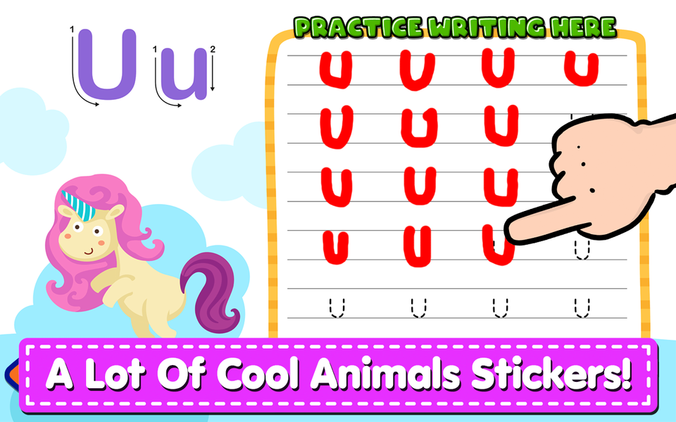 Alphabet Writing For Kids - عکس برنامه موبایلی اندروید