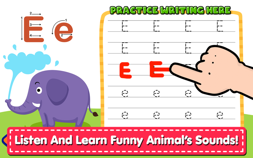 Alphabet Writing For Kids - عکس برنامه موبایلی اندروید