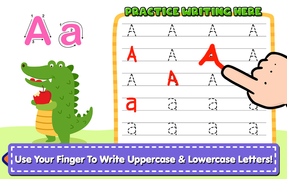 Alphabet Writing For Kids - عکس برنامه موبایلی اندروید