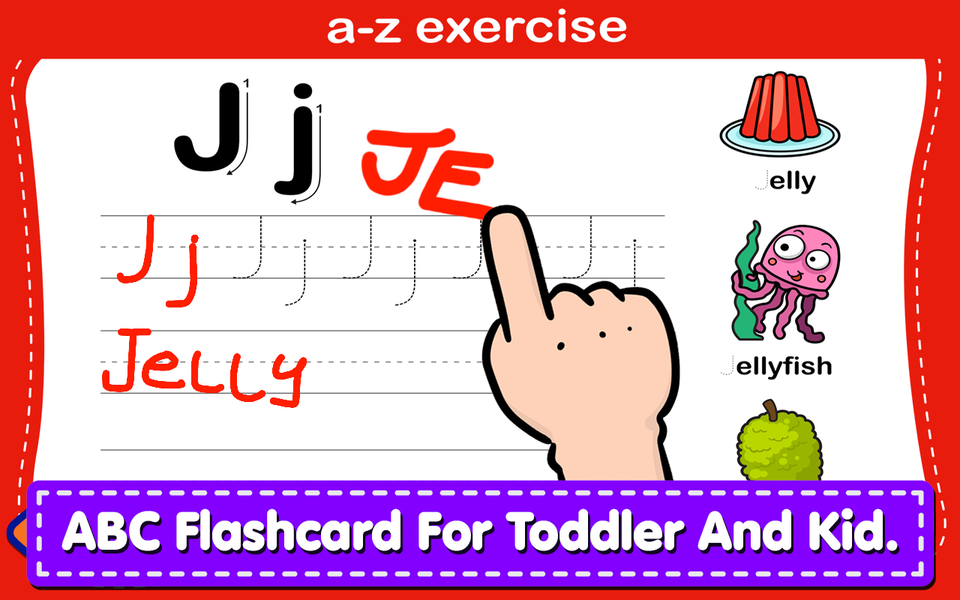 Alphabet Writing For Kids - عکس برنامه موبایلی اندروید