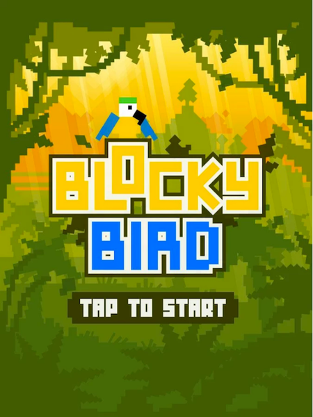 Blocky Bird - عکس برنامه موبایلی اندروید