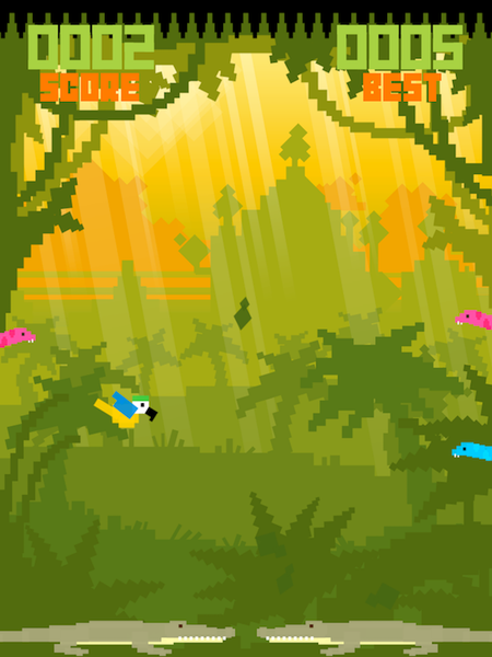 Blocky Bird - عکس برنامه موبایلی اندروید