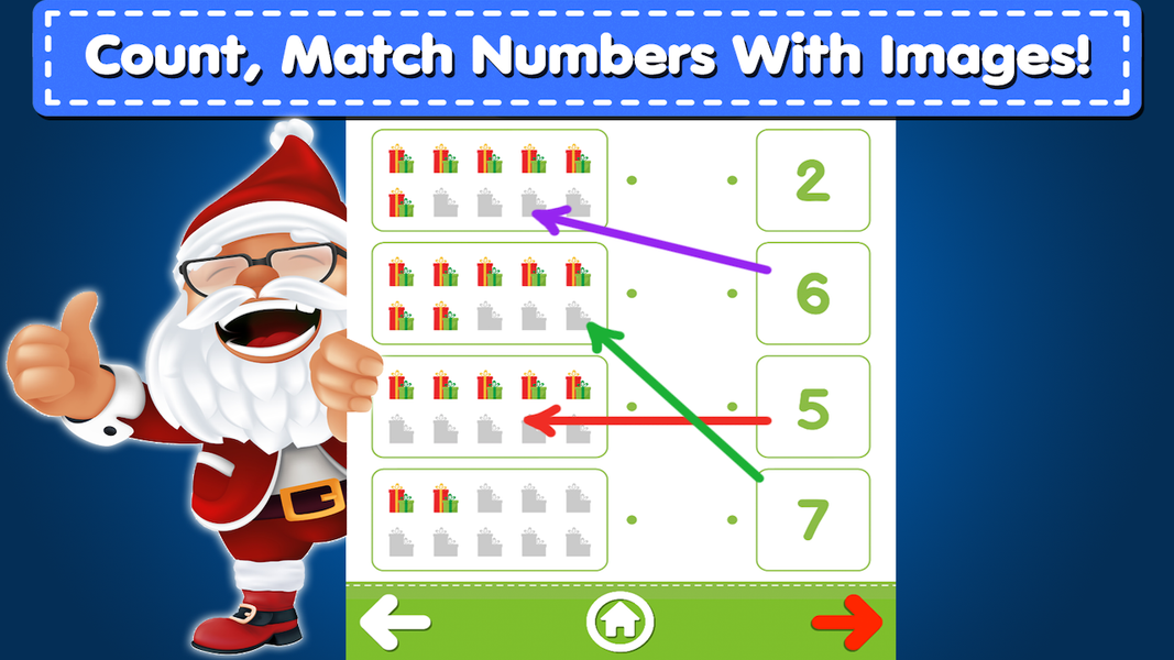 Count And Match Christmas - عکس بازی موبایلی اندروید