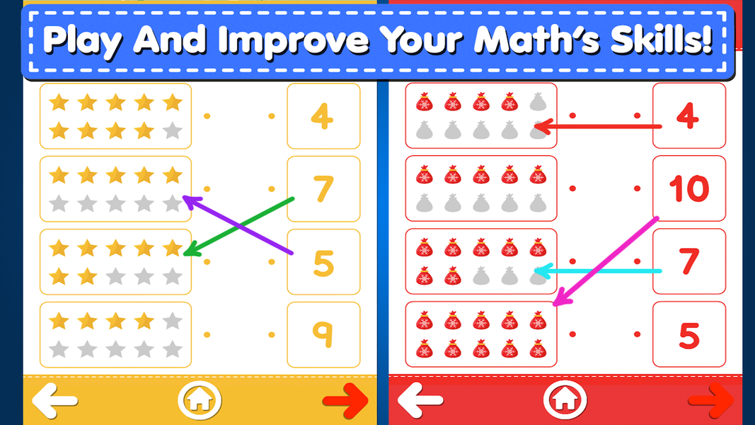 Count And Match Christmas - عکس بازی موبایلی اندروید