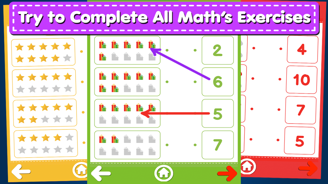 Count And Match Christmas - عکس بازی موبایلی اندروید