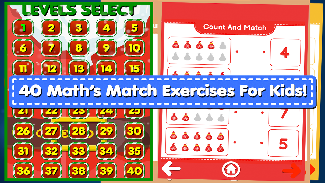 Count And Match Christmas - عکس بازی موبایلی اندروید