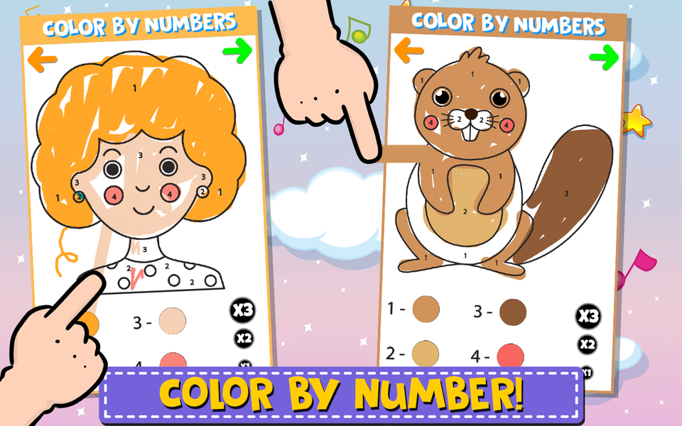 Color By Numbers - Gameplay image of android game