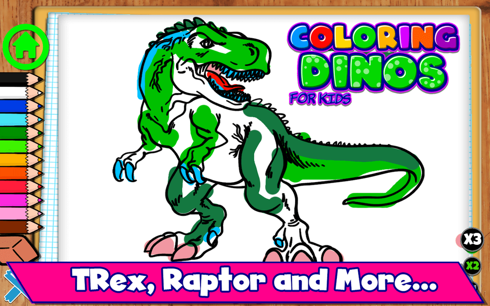 Coloring Dinosaurs For Kids - عکس برنامه موبایلی اندروید