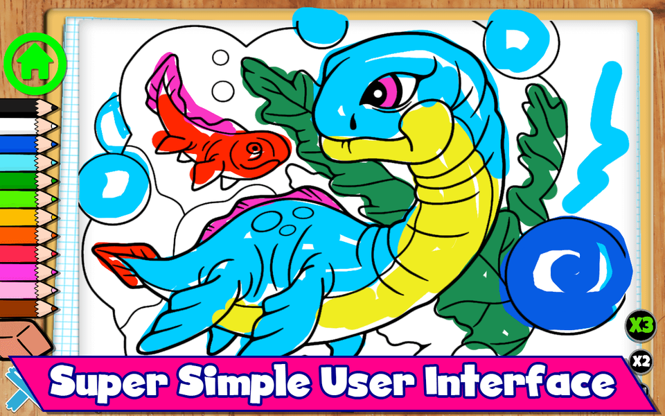 Coloring Dinosaurs For Kids - عکس برنامه موبایلی اندروید