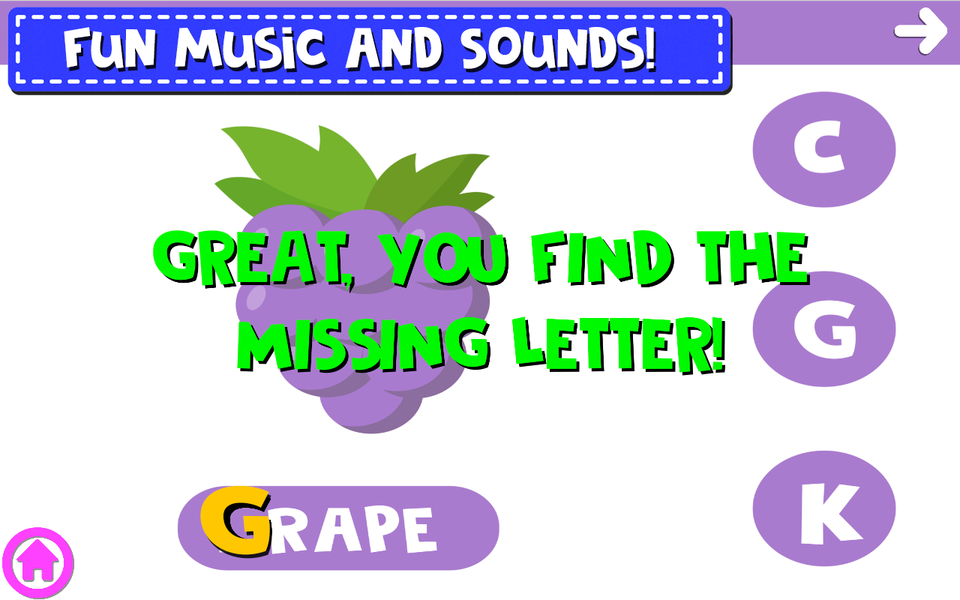Finding The Missing Letter - عکس بازی موبایلی اندروید