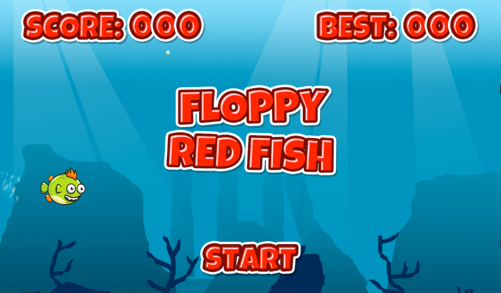 Floppy Red Fish - Gameplay image of android game