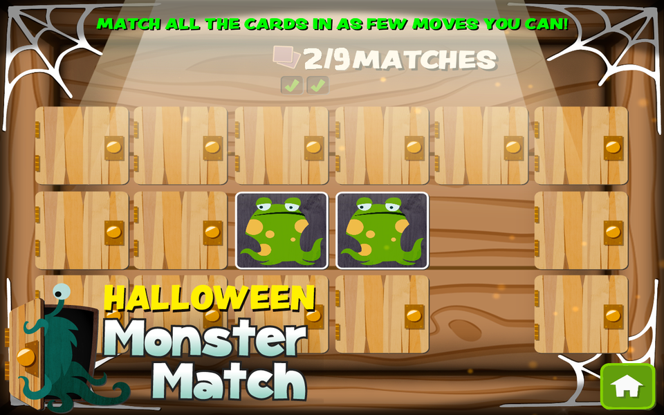 Halloween Monster Match - عکس برنامه موبایلی اندروید