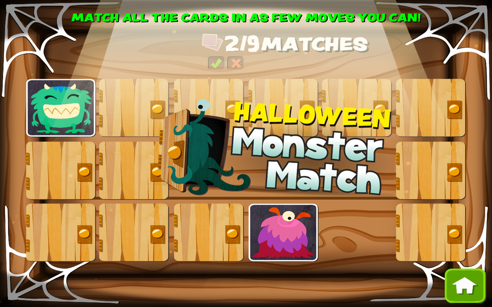Halloween Monster Match - عکس برنامه موبایلی اندروید