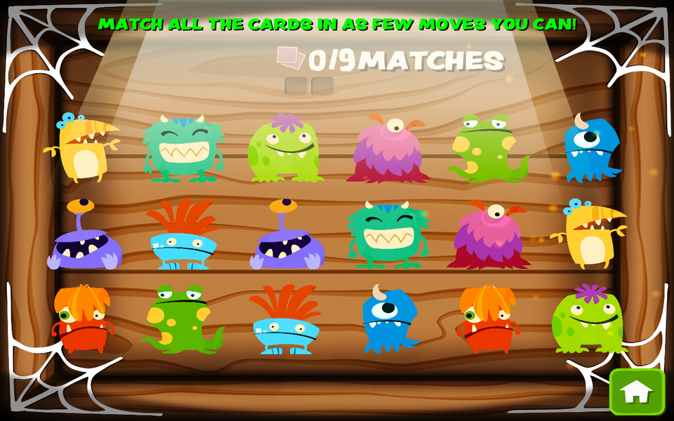 Halloween Monster Match - عکس برنامه موبایلی اندروید