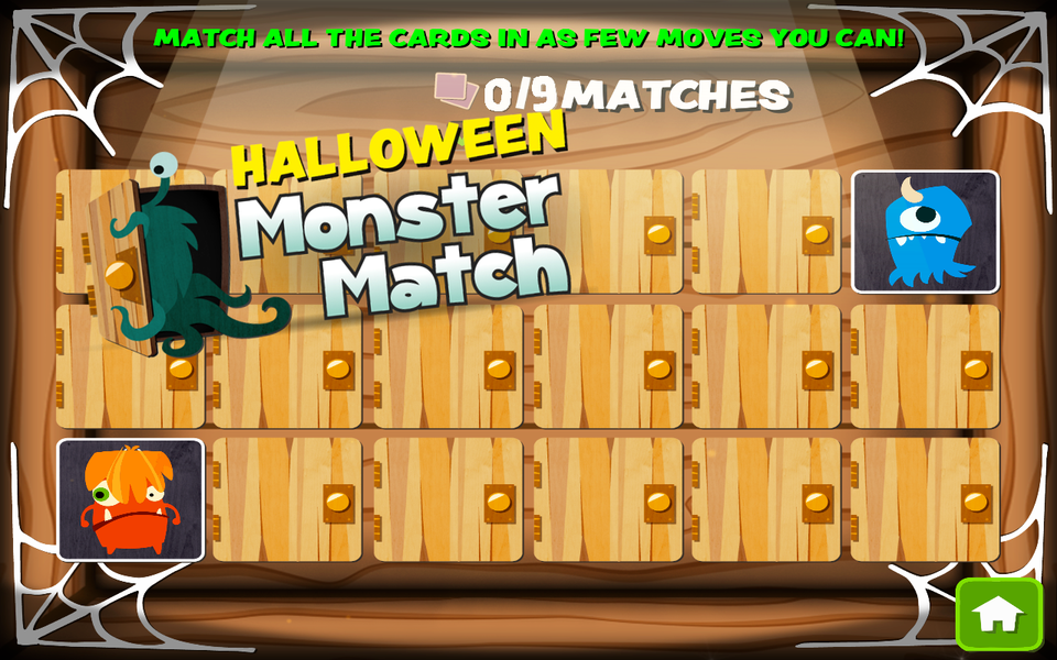 Halloween Monster Match - عکس برنامه موبایلی اندروید