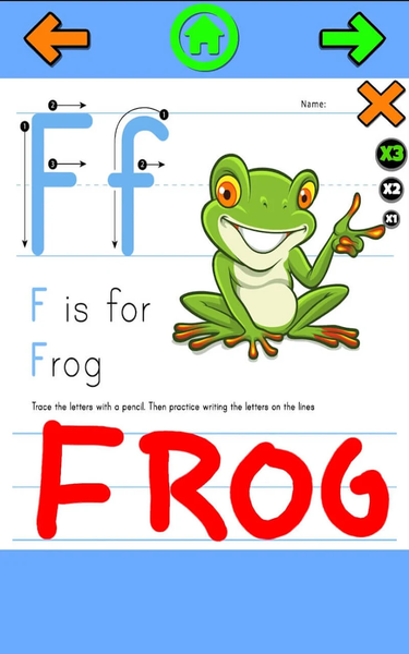 Letter Tracing For Kids - عکس بازی موبایلی اندروید