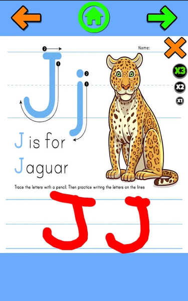 Letter Tracing For Kids - عکس بازی موبایلی اندروید
