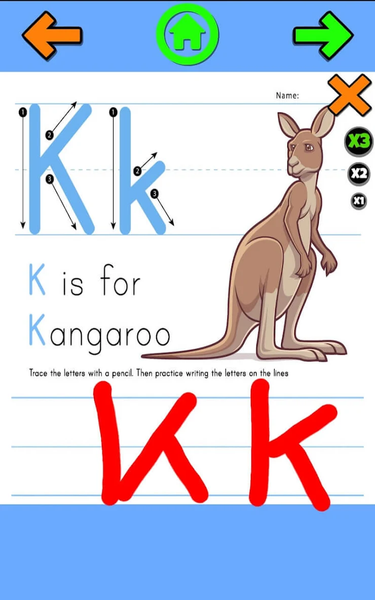Letter Tracing For Kids - عکس بازی موبایلی اندروید