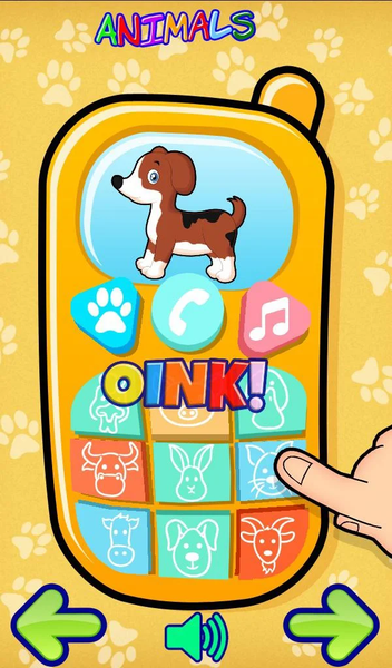 Phone For Baby - Gameplay image of android game