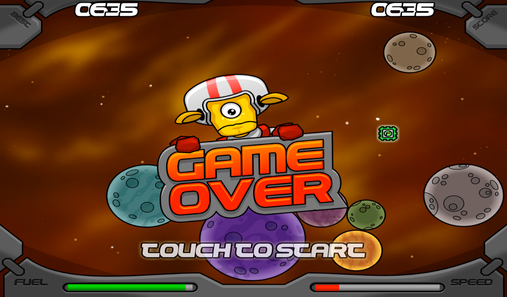 Spin In space - Gameplay image of android game
