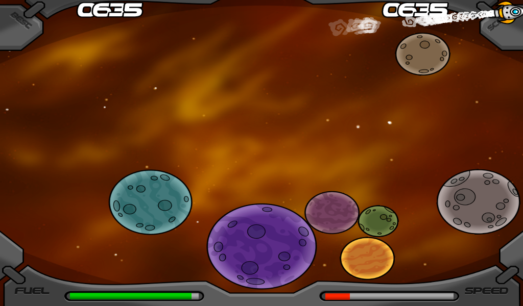 Spin In space - Gameplay image of android game