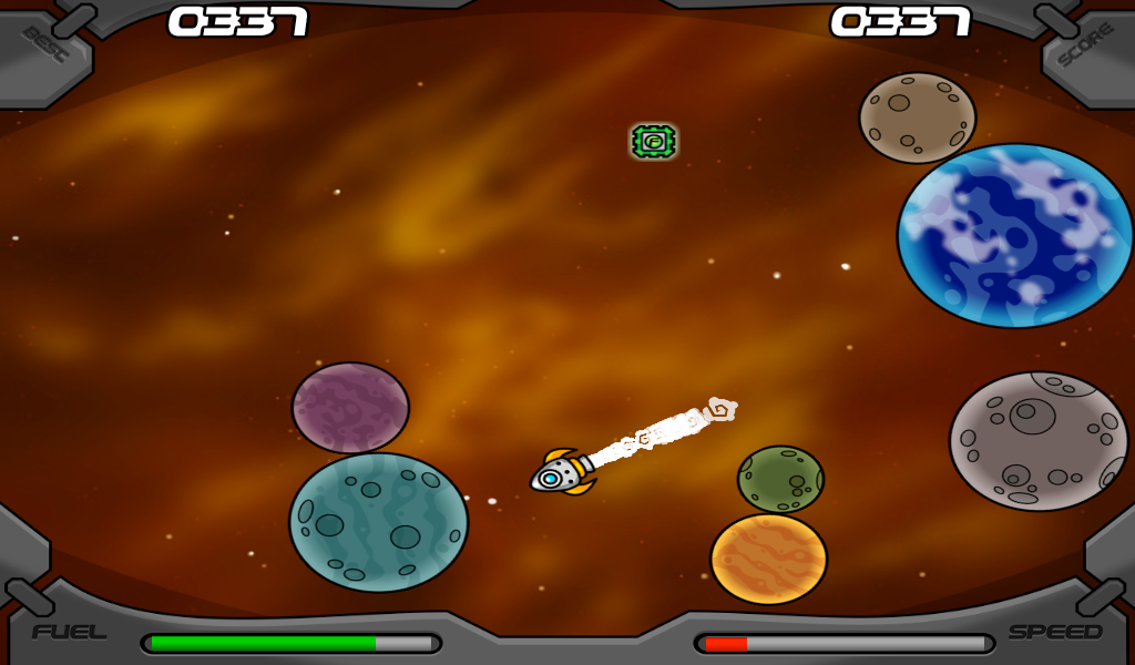 Spin In space - Gameplay image of android game