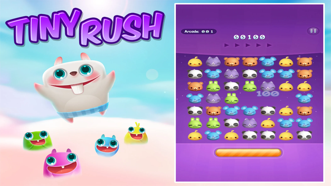 Tiny Rush - Gameplay image of android game