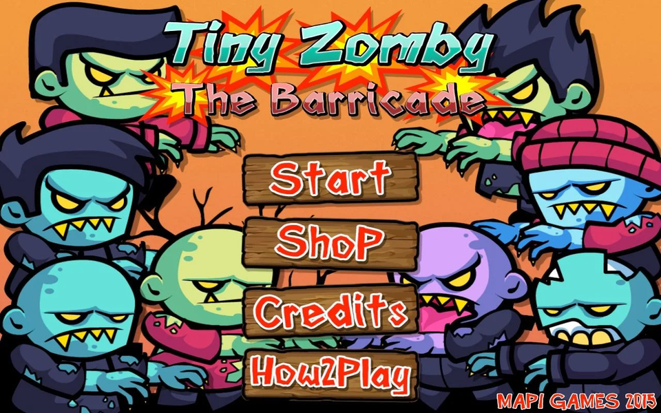 Tiny Zomby The Barricade - عکس برنامه موبایلی اندروید