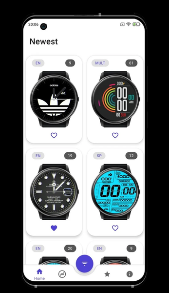 Imilab KW66 Watch Faces - Image screenshot of android app