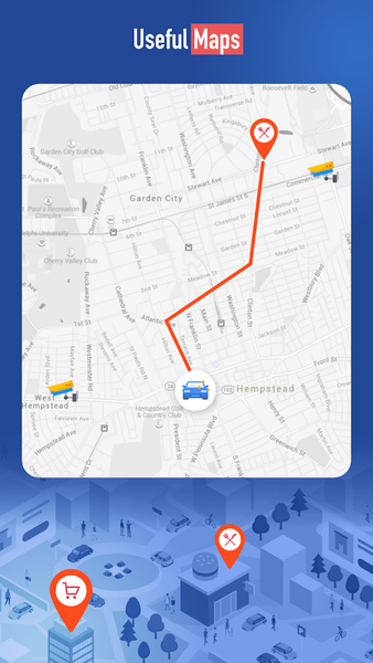 Map Drive - Radar, Speedometer - Image screenshot of android app