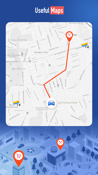 Map Drive - Radar, Speedometer - عکس برنامه موبایلی اندروید