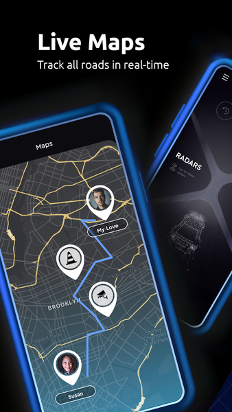 Maps All in One, Speedometer - عکس برنامه موبایلی اندروید
