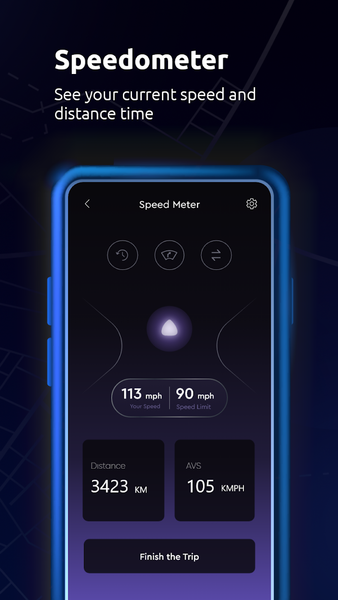 Maps All in One, Speedometer - عکس برنامه موبایلی اندروید