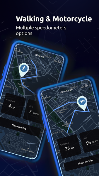 Maps All in One, Speedometer - عکس برنامه موبایلی اندروید