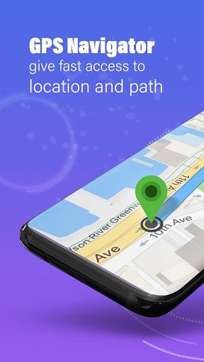 GPS, Maps, Voice Navigation - Image screenshot of android app