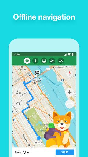 MAPS.ME – Offline maps, guides and navigation - Image screenshot of android app